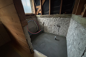 富山市 H様邸-バスルームリフォーム施工中02