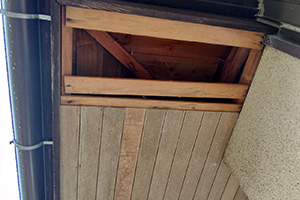 富山市 N様邸-外壁・屋根リフォーム, 小工事リフォーム施工中02