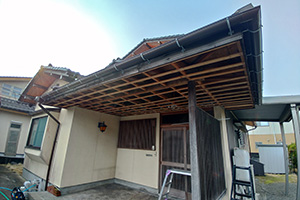 富山市 N様邸-外壁・屋根リフォーム, 小工事リフォーム施工中05