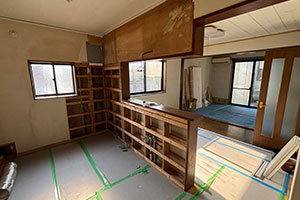高岡市 O様邸-キッチンリフォーム施工中01