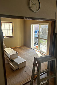 豊川市 H様邸-内装リフォーム施工中01