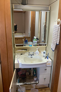 豊橋市 S様邸-洗面リフォーム施工前01