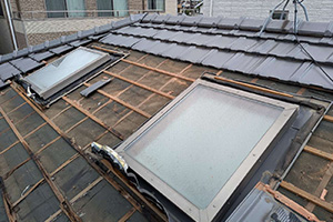 豊橋市 Y様邸-外壁・屋根リフォーム施工中01