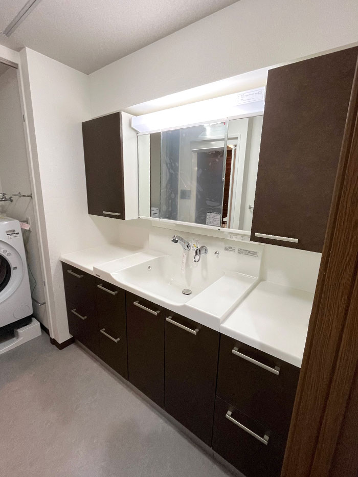 豊中市 N様邸-洗面リフォーム施工後01