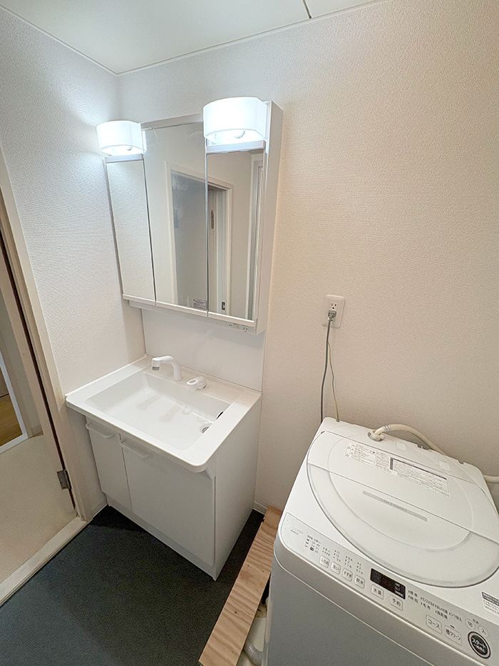 川西市 I様邸-洗面リフォーム施工後01