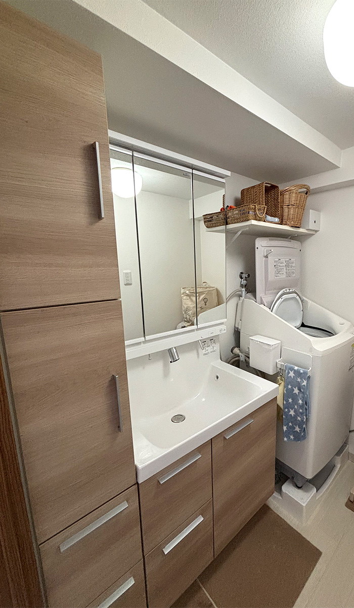 豊中市 T様邸-洗面リフォーム施工後02