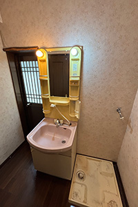 豊中市 F様邸-洗面リフォーム, 内装リフォーム施工前02