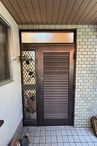 箕面市 F様邸-玄関ドアリフォーム施工前01