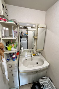 豊中市 T様邸-洗面リフォーム, 内装リフォーム施工前03