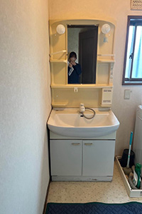 豊田市 K様邸-洗面リフォーム施工前02