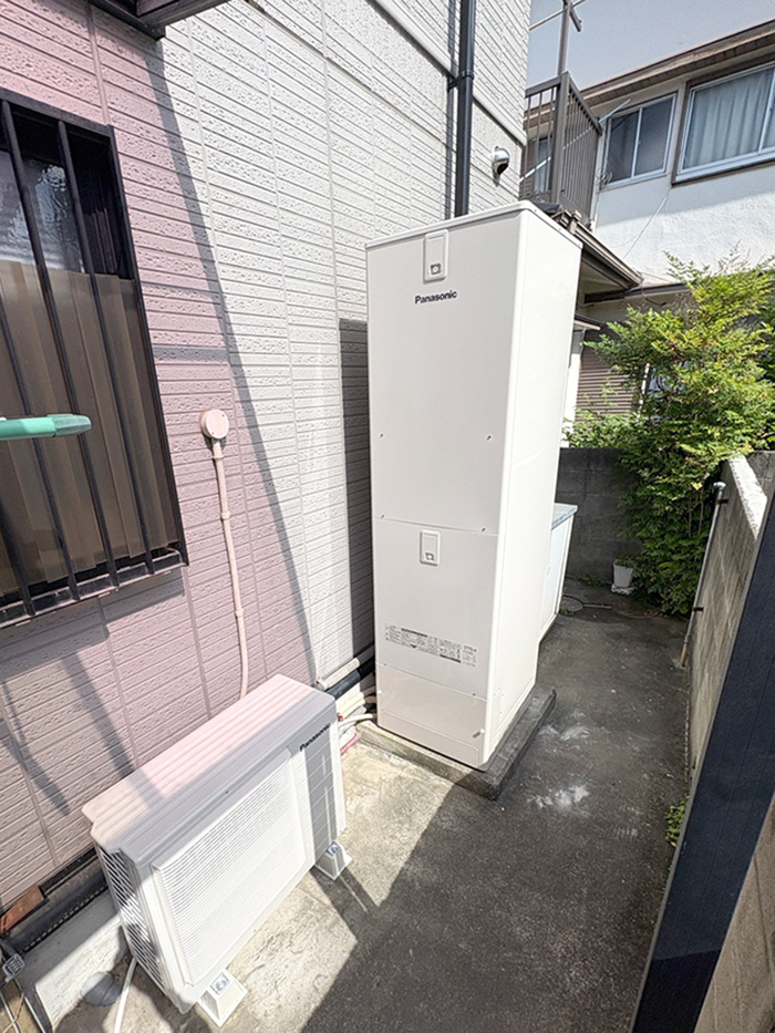 和歌山市 S様邸-給湯器・エコキュート交換施工後01