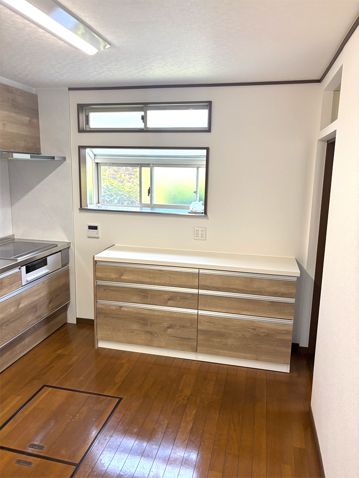 北九州市八幡西区 I様邸-キッチンリフォーム施工後02