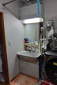 北九州市若松区 I様邸-洗面リフォーム施工前01