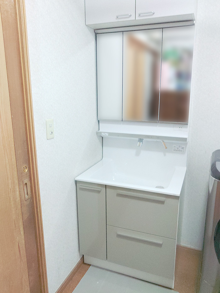 北九州市若松区 I様邸-洗面リフォーム施工後01