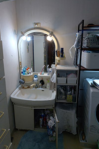 遠賀郡水巻町 M様邸-洗面リフォーム施工前02