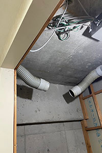 八尾市 K様邸-バスルームリフォーム施工中01