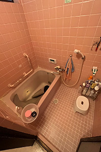 八尾市 F様邸-バスルームリフォーム施工前01