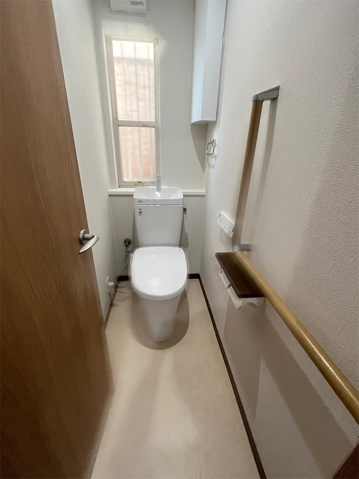八尾市 O様邸-トイレリフォーム施工後01
