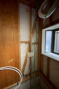 八尾市 T様邸-バスルームリフォーム施工中01