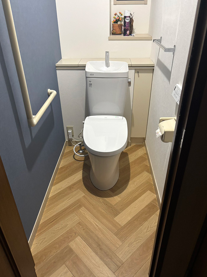 八尾市 K様邸-トイレリフォーム施工後01