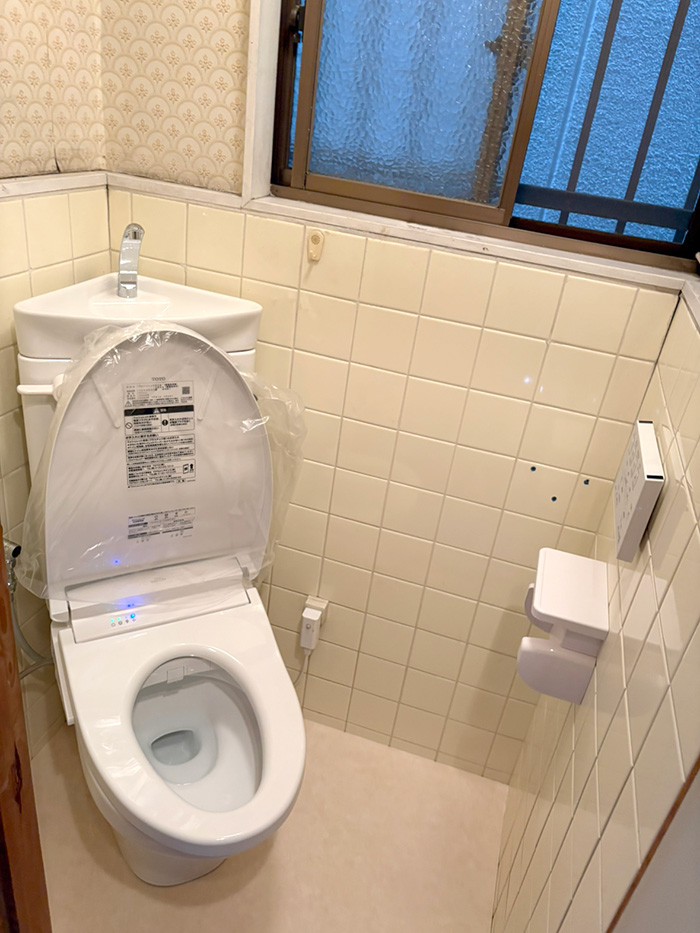 大阪市平野区 N様邸-トイレリフォーム施工後01