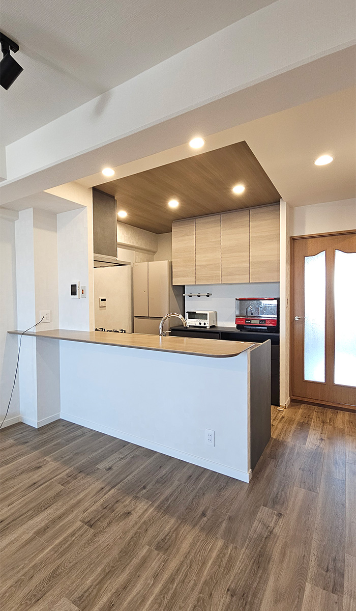 三重郡川越町 N様邸-キッチンリフォーム施工後01