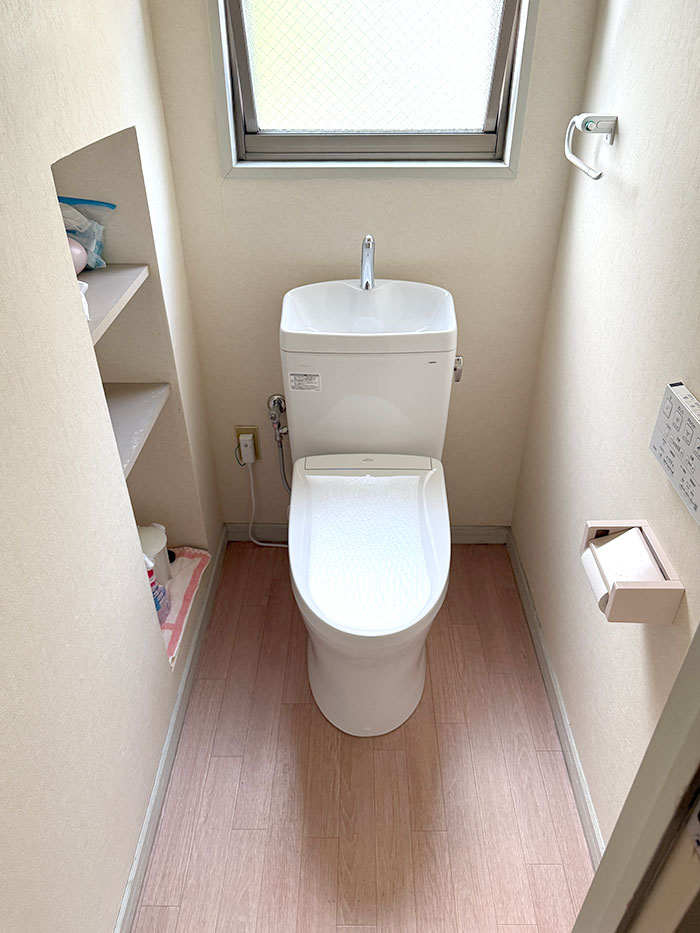 四日市市 N様邸-トイレリフォーム施工後01