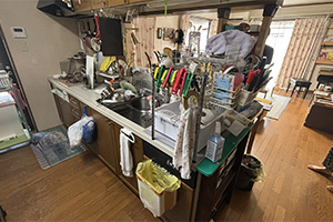 鈴鹿市 H様邸-キッチンリフォーム施工前01