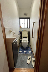 四日市市 S様邸-トイレリフォーム施工前01