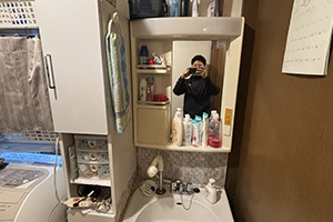 四日市市 H様邸-洗面リフォーム施工前01