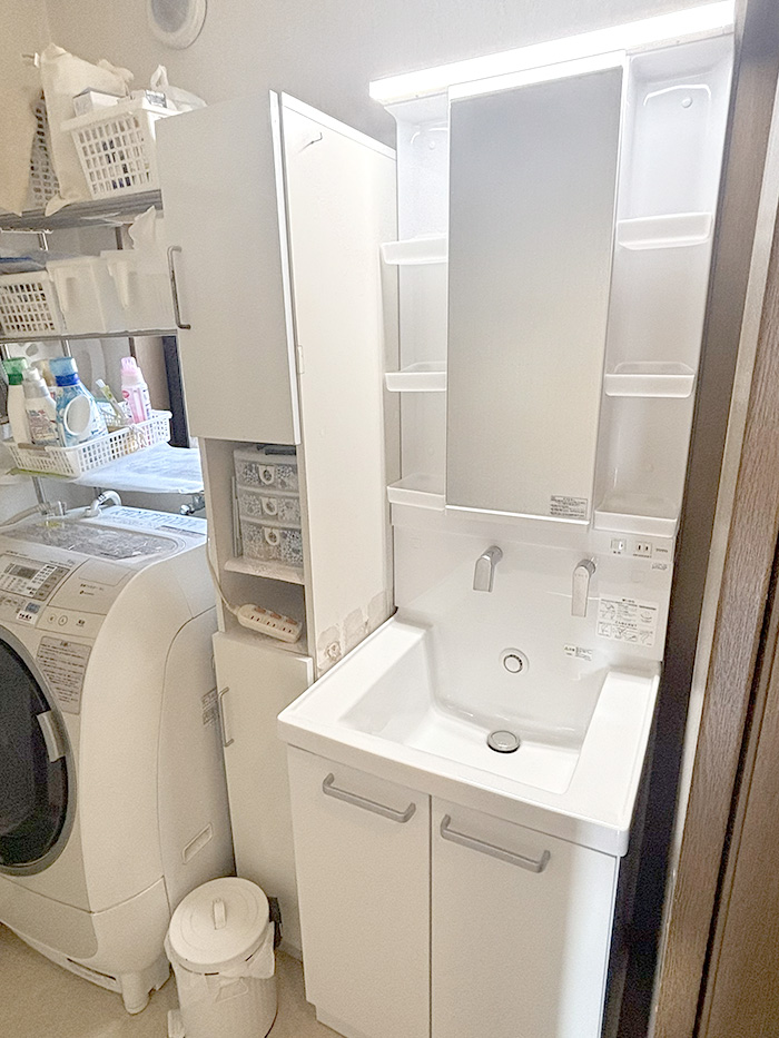 四日市市 H様邸-洗面リフォーム施工後01