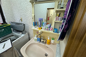 四日市市 T様邸-洗面リフォーム施工前01