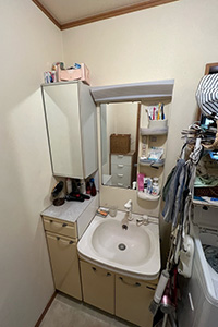 横浜市港北区 S様邸-洗面リフォーム, 内装リフォーム施工前01