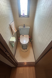 横浜市鶴見区 K様邸-トイレリフォーム施工前01