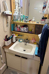 横浜市港北区 I様邸-洗面リフォーム施工前01