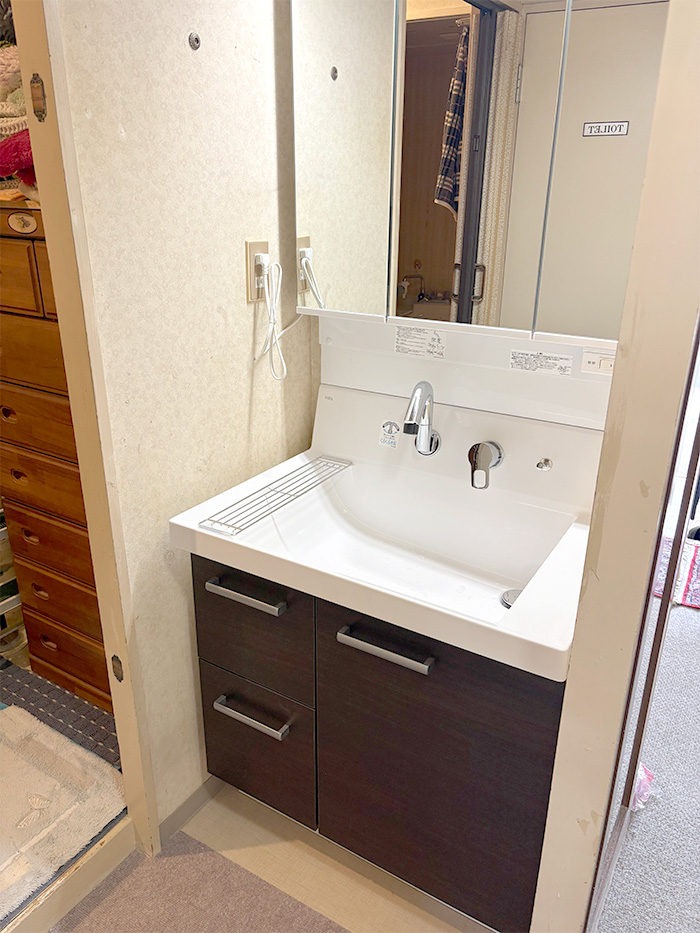 横浜市港北区 I様邸-洗面リフォーム施工後01