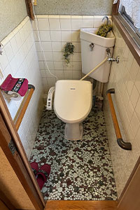 横浜市港北区 S様邸-トイレリフォーム施工前01