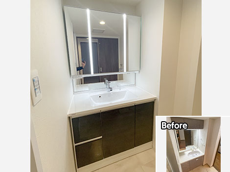 洗面台リフォーム