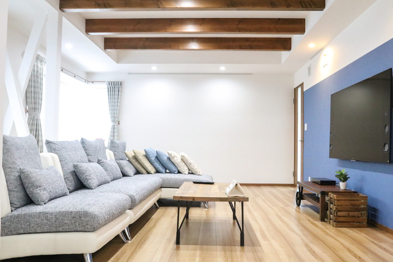 ひとつなぎにした大空間LDKが魅力の心地よさを追及した住まい